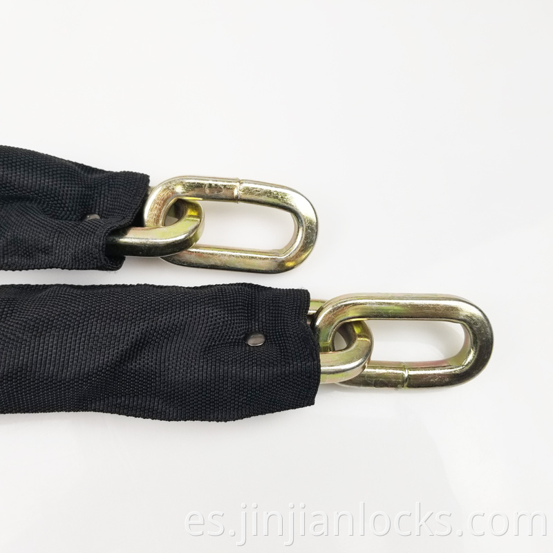 Cadenas de motocicletas anti -robo de servicio pesado Cadenas de scooter eléctrico de acero de manganeso Lock de cadena de bicicleta de alta seguridad de alta seguridad de 10 mm de 12 mm